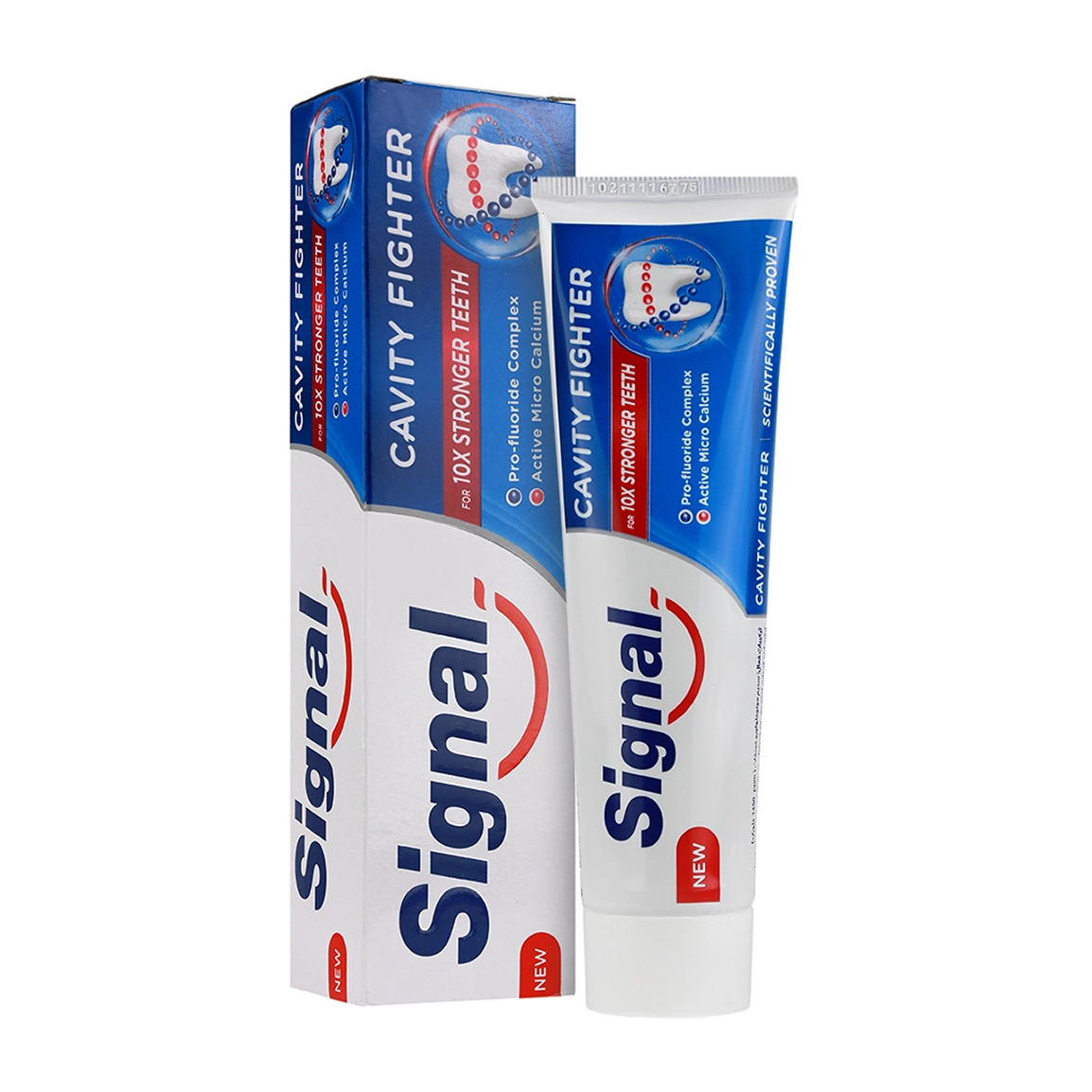 خمیردندان ضد پوسیدگی با میکرو کلسیم فعال 50میل Signal Cavity Fighter Toothpaste With Active Micro Clacium 50ml