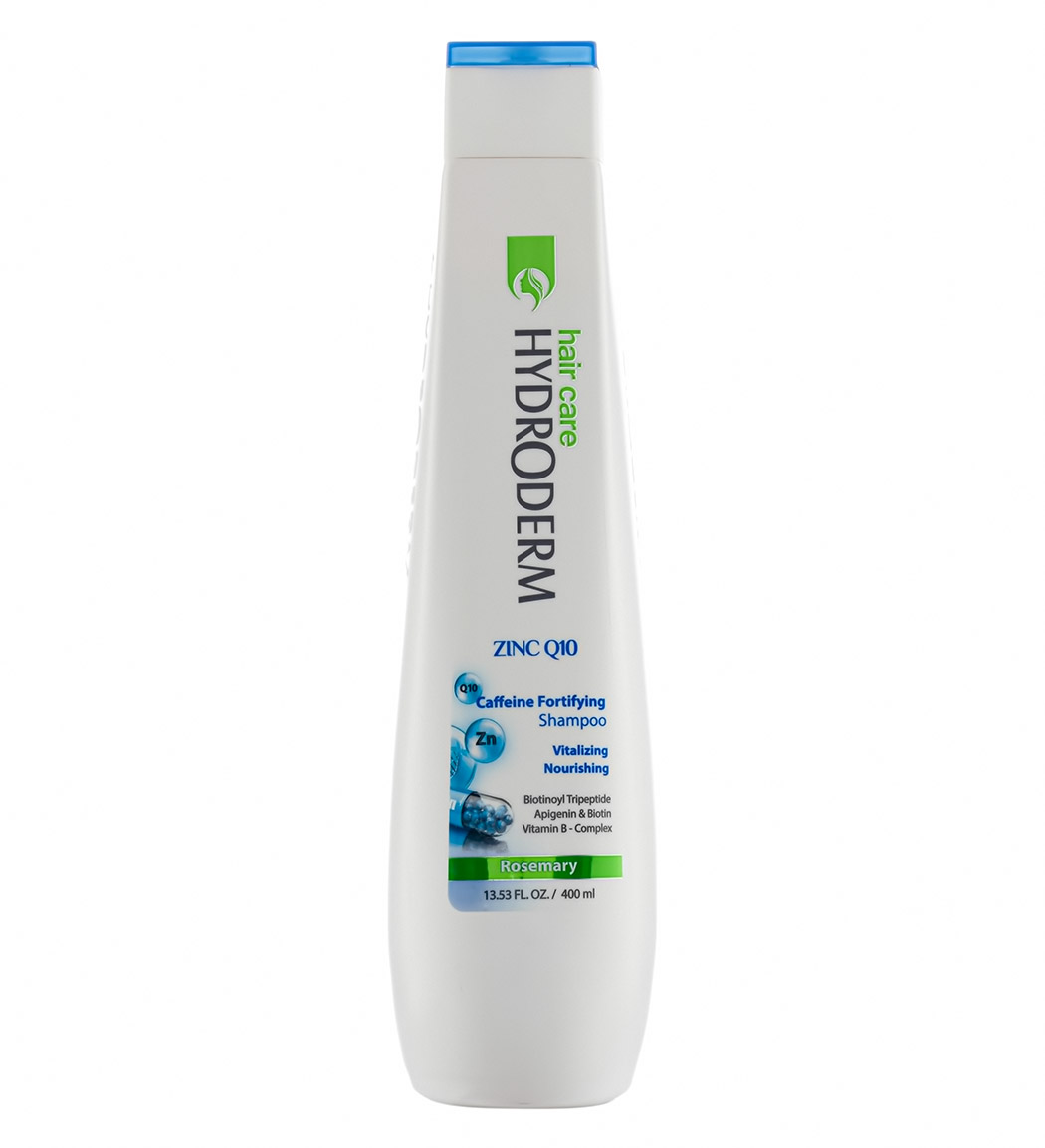 شامپو تقویت کننده مو حاوی زینک و Q10 حجم 400میل Hydroderm Zinc Q10 Shampoo 400ml
