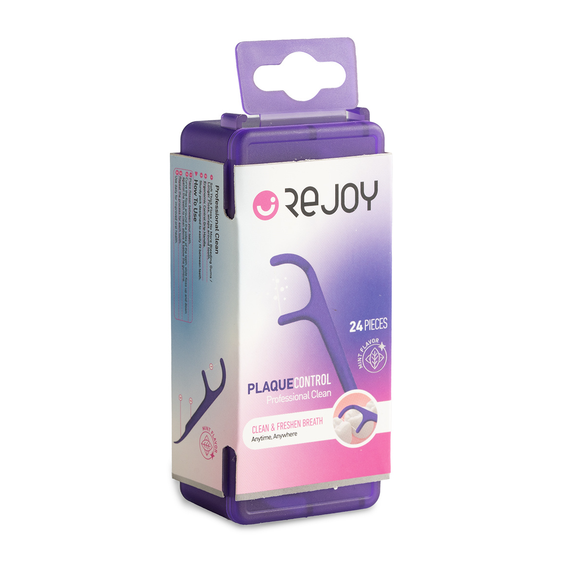 نخ دندان کمانی مدل Plaque Control بسته 24 عددی Rejoy Plaque Control Dental Floss 24 Pcs