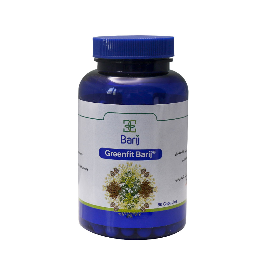 کپسول مدل Greenfit بسته 90 عددی Barij Essence Greenfit 90 Caps