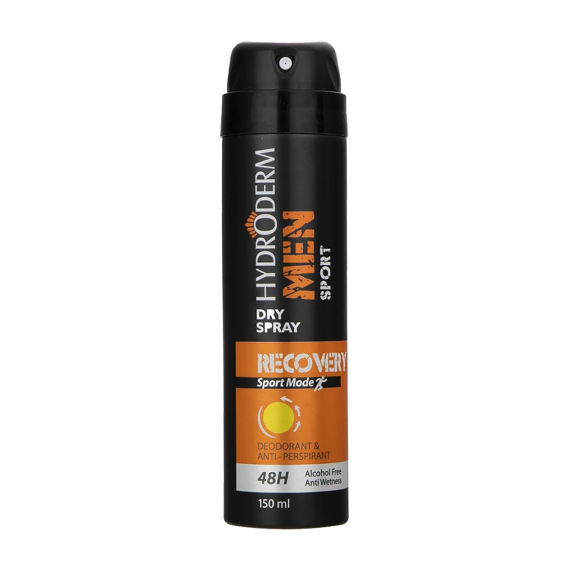 اسپری دئودورانت مردانه Men Recovery Sport حجم 150میل Hydroderm Men Recovery Sport Deodorant Dry Spray 150ml