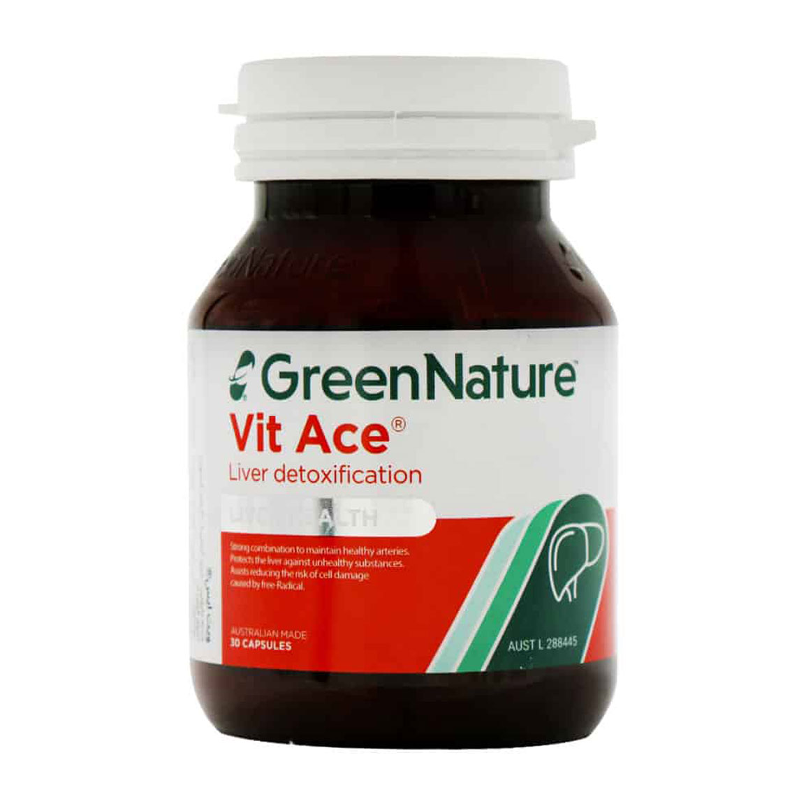 کپسول ویت ایس بسته 30 عددی Green Nature Vit Ace 30 Capsules
