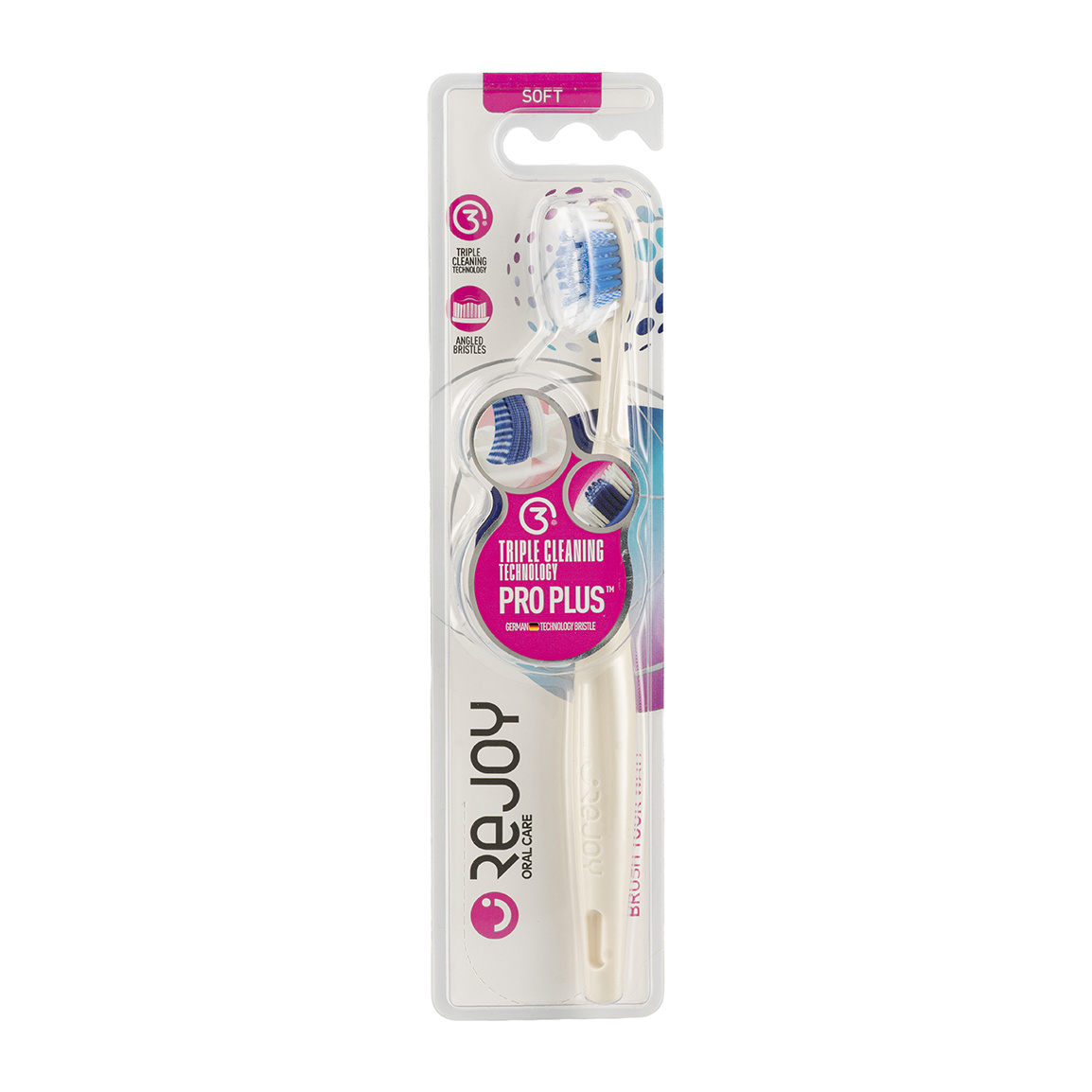 مسواک مدل Pro Plus با برس نرم Rejoy Pro Plus Soft Toothbrush