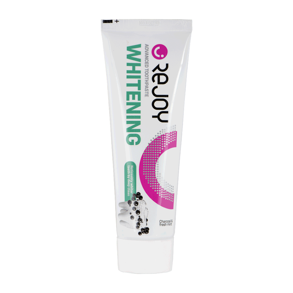 خمیر دندان ذغالی مدل سفید کننده حاوی عصاره نعنا حجم 100 گرم Rejoy Charcoal And Fresh Mint Whitening Toothpaste 100 g