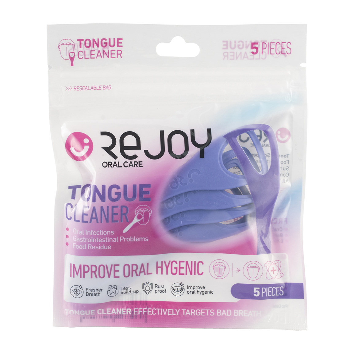زبان شوی بسته 5 عددی Rejoy Tongue Cleaner 5 PCS