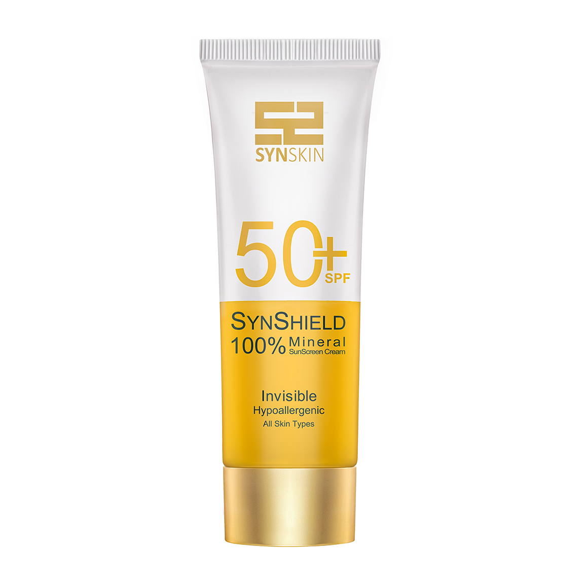 کرم ضد آفتاب بی رنگ مینرال با SPF50 حجم 50 میلی لیتر Synskin Syn Shield SunScreen Cream SPF50 50 ml