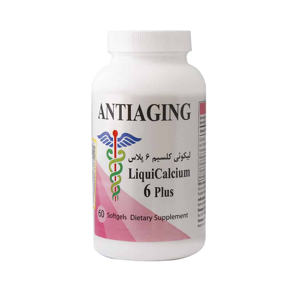 لیکوئی کلسیم 6 پلاس 60 عددی softgel-liqui-calcium-6-plus-19128