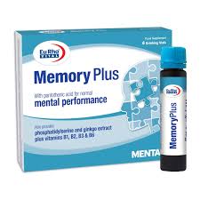 ویال خوراکی مدل Memory Plus با طعم پرتقال بسته 6 عددی Eurhovital Memory Plus 6 pcs