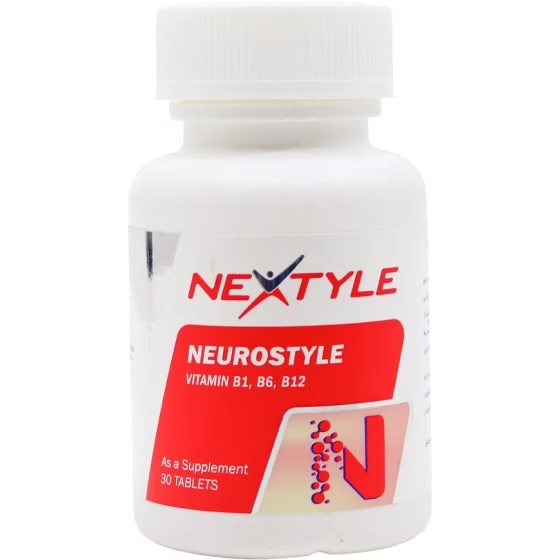 قرص نورواستایل نکستایل ۳۰ عددی ویتامین ب۱ ب۶ ب۱۲ Nextyle neurostyle vitamin b1 b6 b12 30 tablets