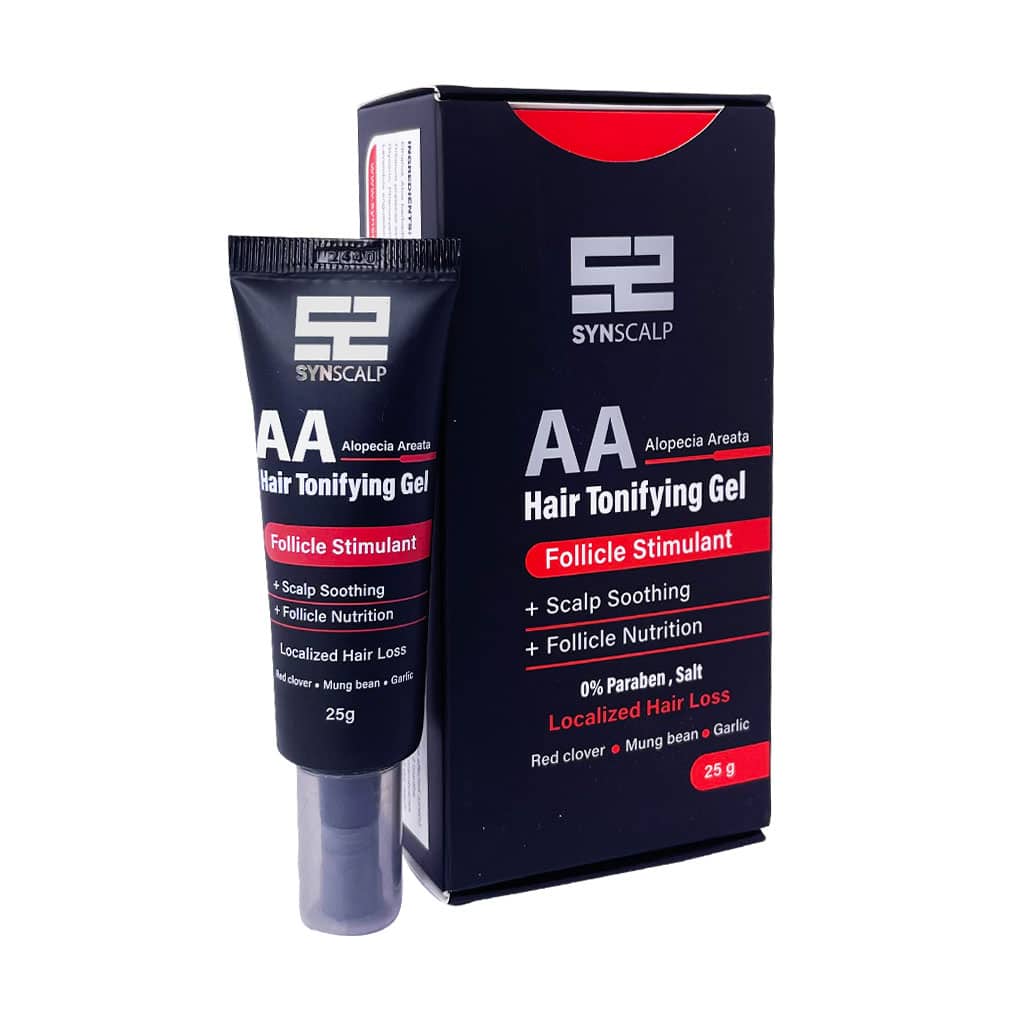 ژل تقویت مو AA ساین اسکین 25 گرم Syn Skin Alopecia Areata Hair Tonifying Gel 25 g