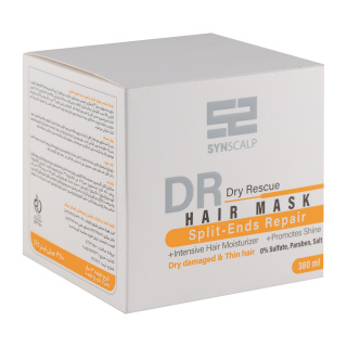 ماسک مو مناسب مو خشک و آسیب دیده حجم 380 میلی لیتر ساین اسکالپ Syn scalp hair mask
