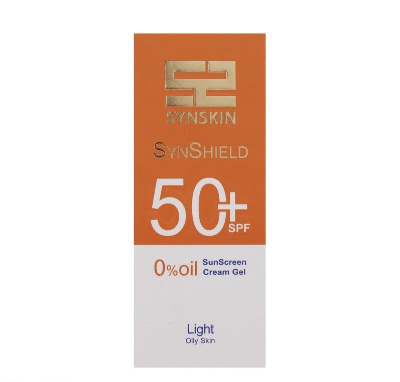 ساین اسکین ضد آفتاب رنگ روشن پوست چرب spf50 Synskin synshield spf50 light oily skin