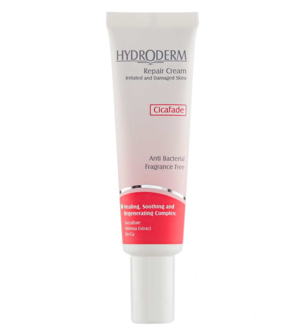 کرم بازسازی کننده پوست مناسب پوست های ملتهب و آسیب دیده 30میل |Hydroderm Cicafade Repair Cream