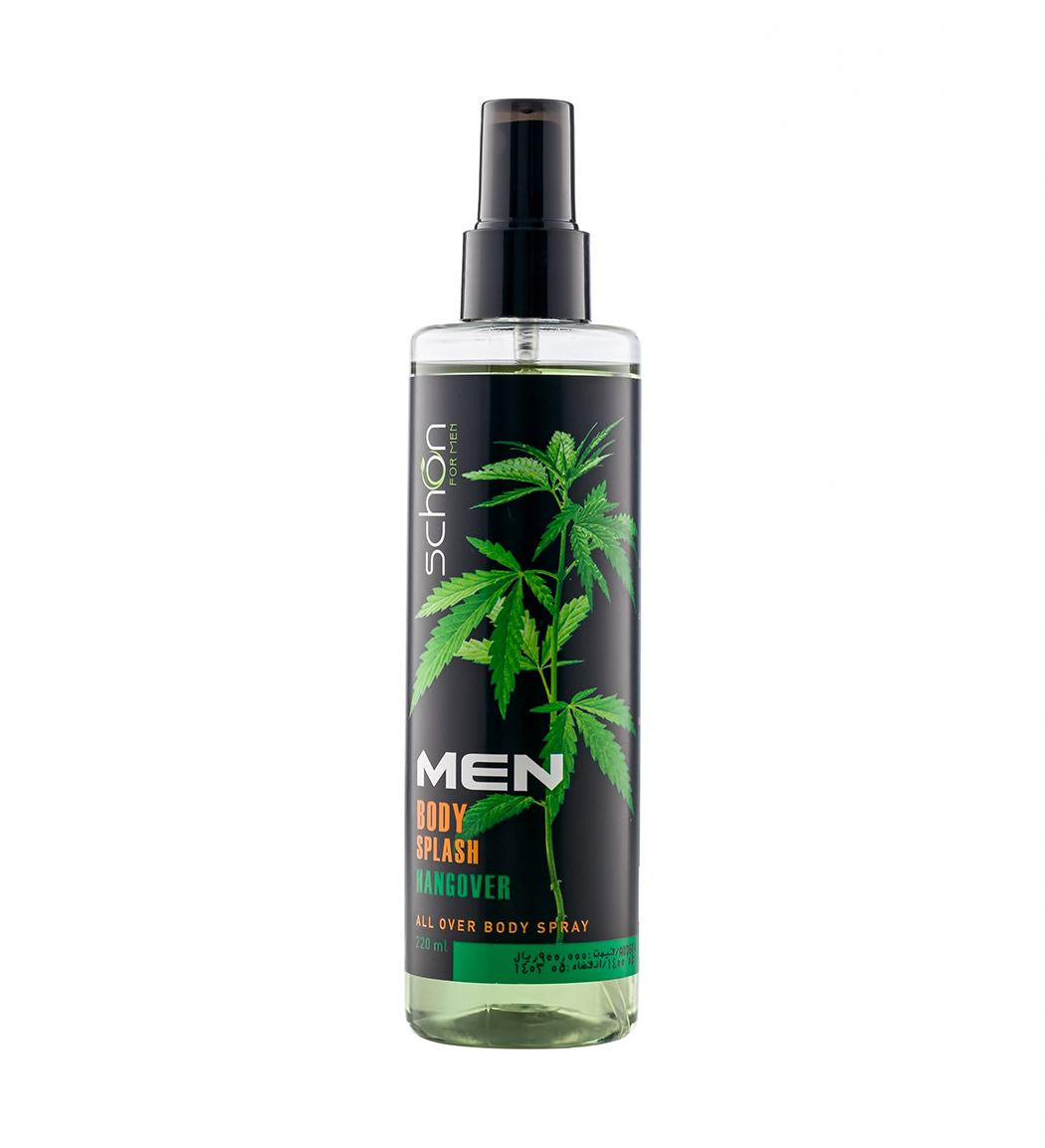 بادی اسپلش مردانه مدل هنگوور 220میل Schon Body Splash Hangover For Men 220ml