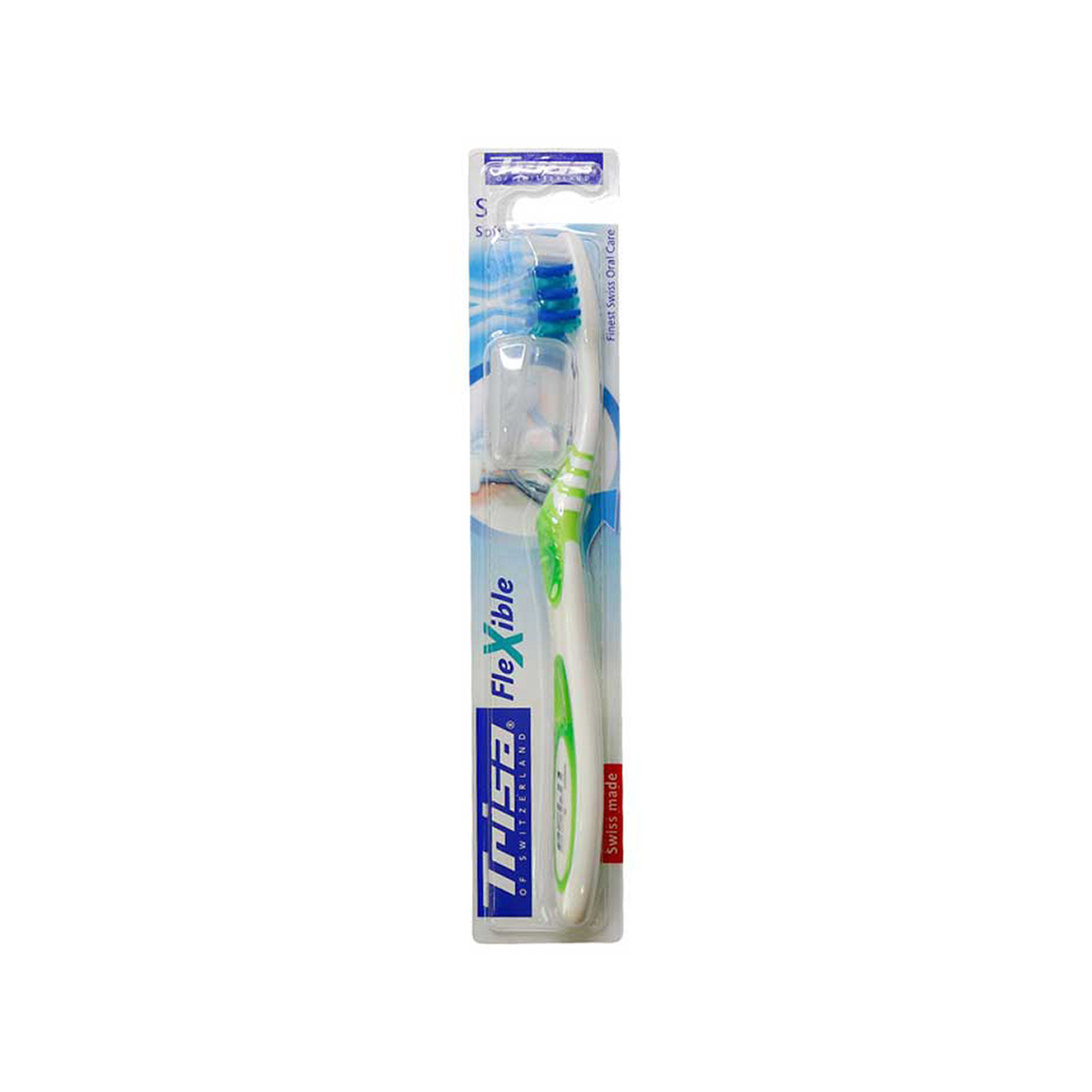 مسواک مدل Flexible با برس نرم Trisa Flexible Toothbrush Soft with Cap