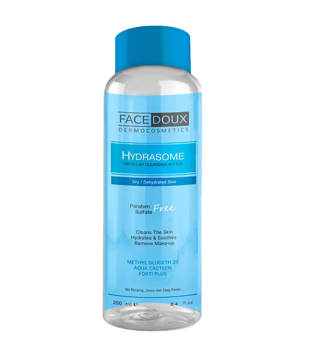میسلار هیدرا زوم مناسب پوست خشک 250میل Face Doux Hydrasome Micellar 250ml