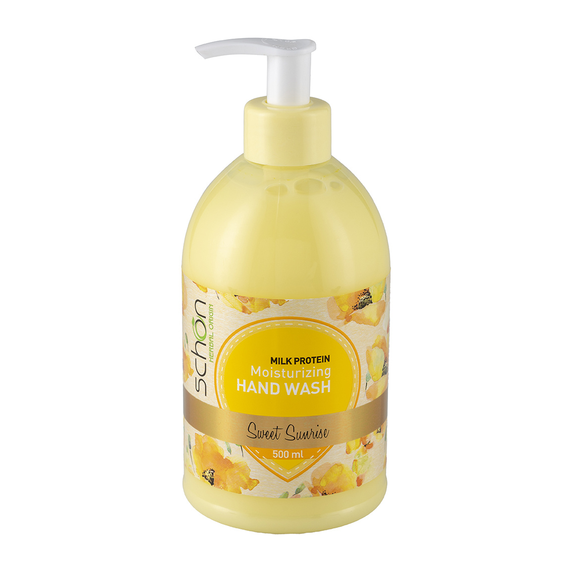 مایع دستشویی آنتی باکتریال کرمی مرطوب کننده مدل سوئیت سانرایز 500 میل Schon Sweet Sunrise Moisturizing Hand Wash 500ml