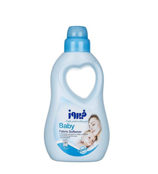 مایع نرم کننده لباس کودک آبی 1000گرم Firooz Blue Fabric Softener For Baby 1000g