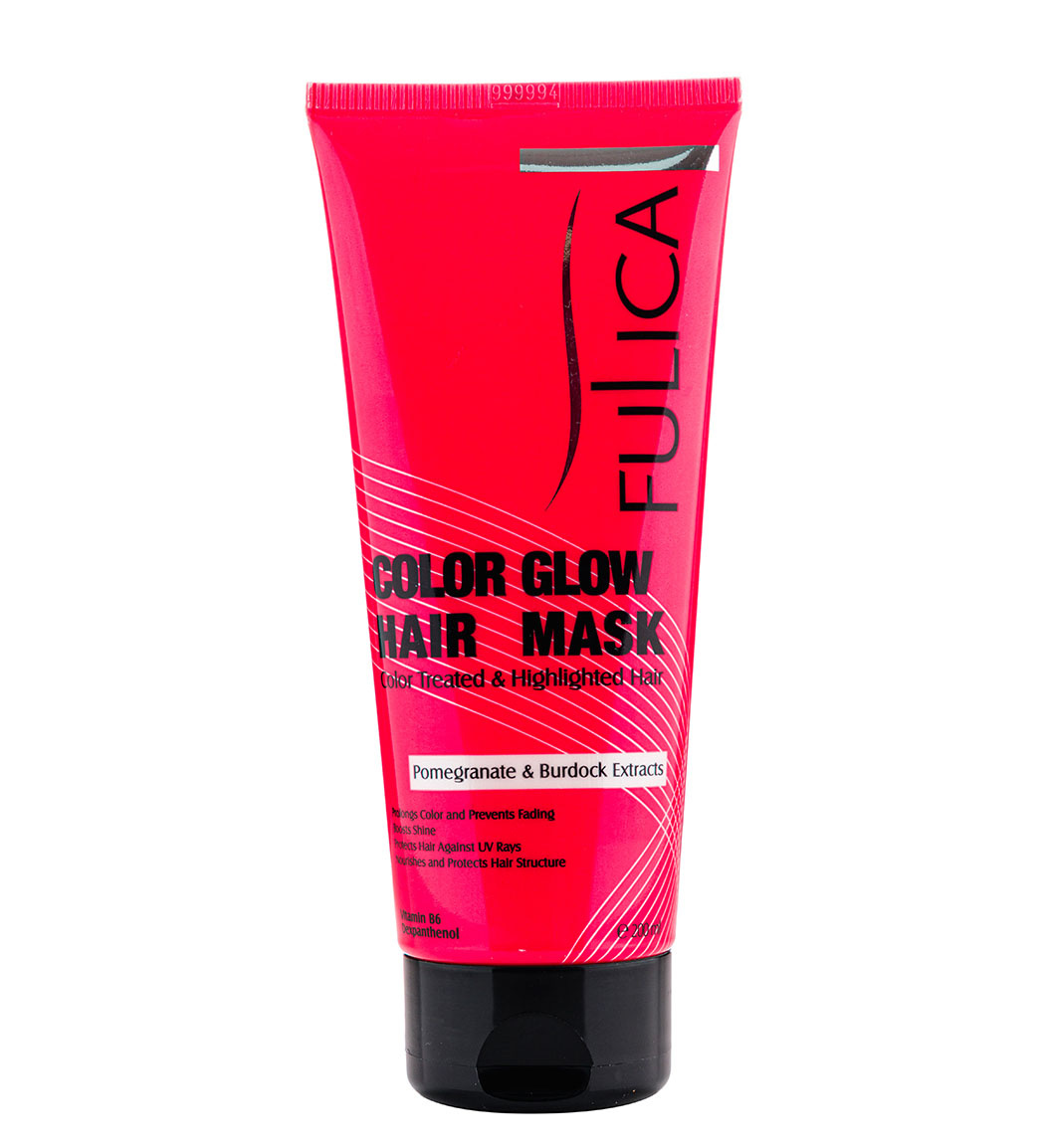ماسک مو حاوی عصاره انار و بورداک مناسب موهای رنگ شده 200میل Fulica Color Glow Hair Mask 200ml