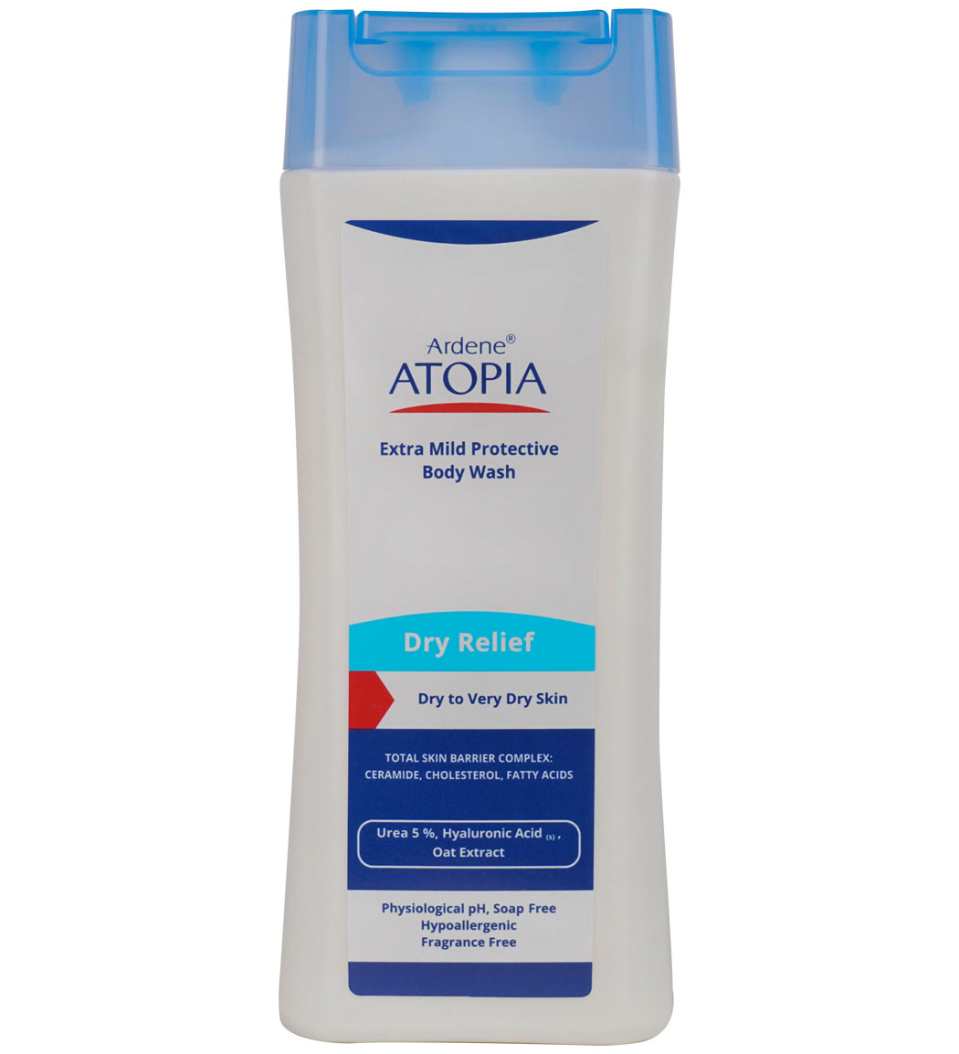 لوسیون شوینده بدن اوره 5% مدل Dry Relief  اتوپیا Ardene Atopia Dry Relief Body Wash For Dry To Very Dry Skin 250ml