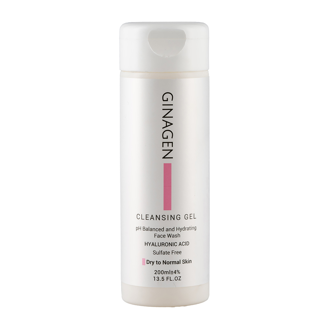 ژل شست و شوی پوست خشک حجم 200 میلی لیتر Ginagen Face Wash For Dry Skins 200ml