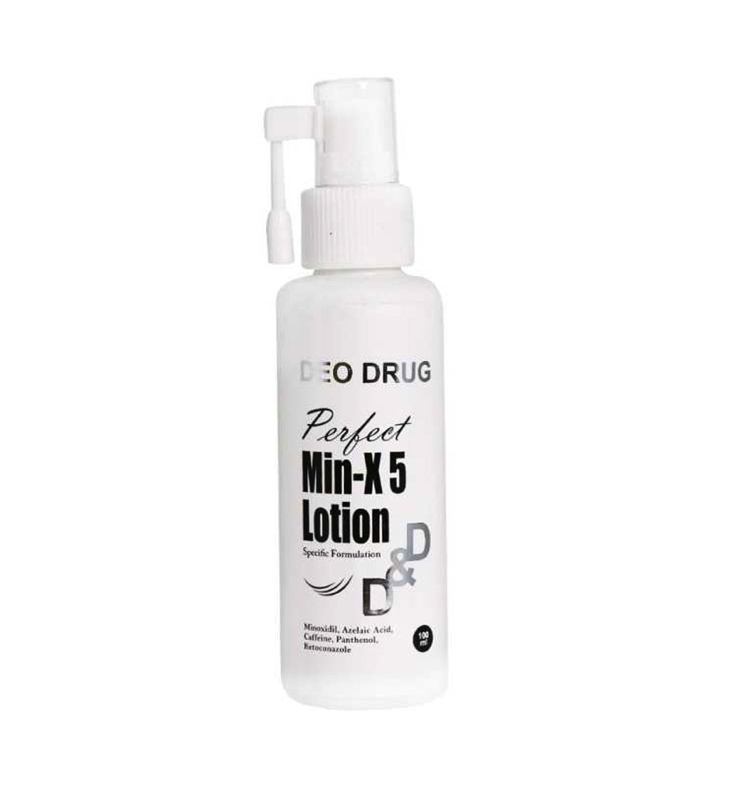 لوسیون ضد ریزش مو مدل Min X5 حجم 100میل Deo Drug Min X5 Anti Loss Hair Lotion 60ml
