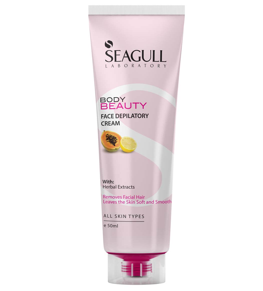 کرم موبر صورت لیمو seagull body beauty face depilatory cream