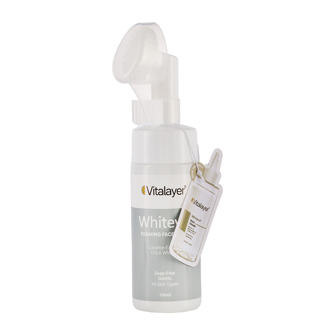 فوم پاک کننده صورت وایت ویت 150میل Vitalayer Whitevit Face Foaming Wash 150ml