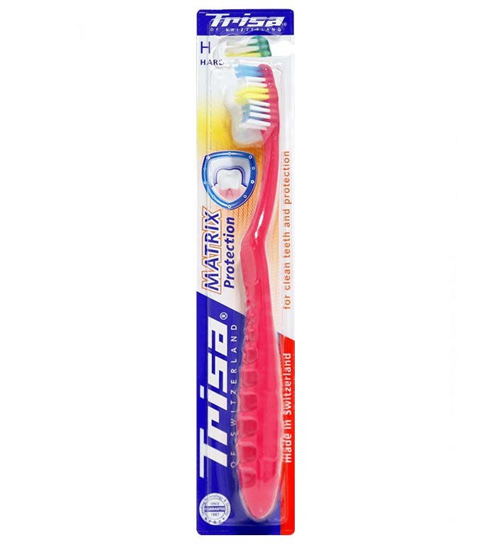 مسواک وی کر برس نرم ارسال با رنگ رندوم Trisa We Care Hard Toothbrush