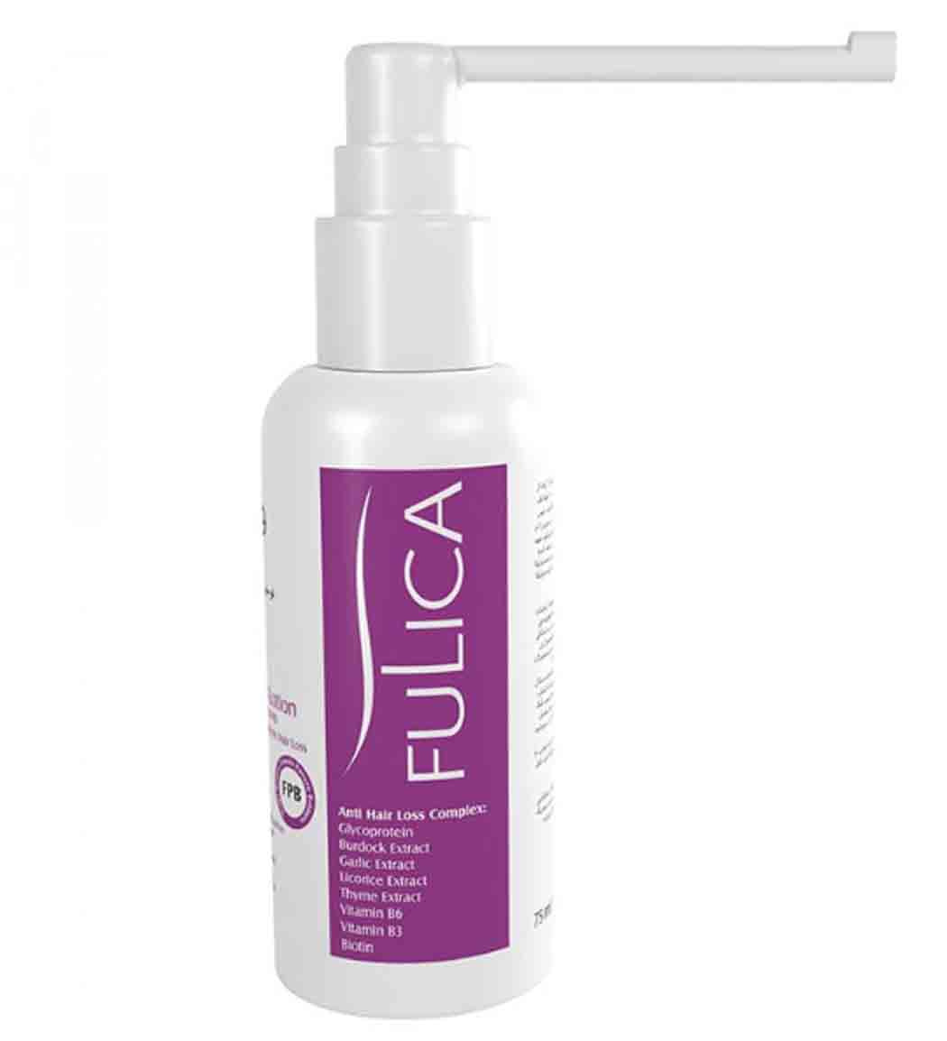 لوسیون ضد ریزش مو سر و ابرو بانوان fulica anti hair loss lotion