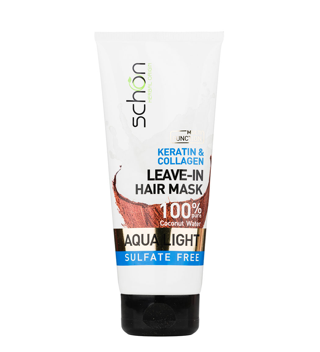 ماسک موی سر تیوپی آکوا لایت بدون نیاز به آبکشی 200میل Schon Hair Mask Aqua Light 200ml