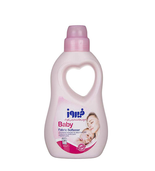 مایع نرم کننده لباس کودک صورتی 1000گرم Firooz Pink Fabric Softener For Baby 1000g