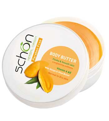 بادی باتر انبه فاقد پارابن schon mango body butter