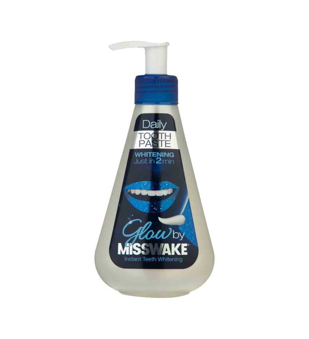 خمیردندان پمپی روزانه سفید کننده 185میل Misswake Daily Instant Teeth whitening Toothpaste 185ml