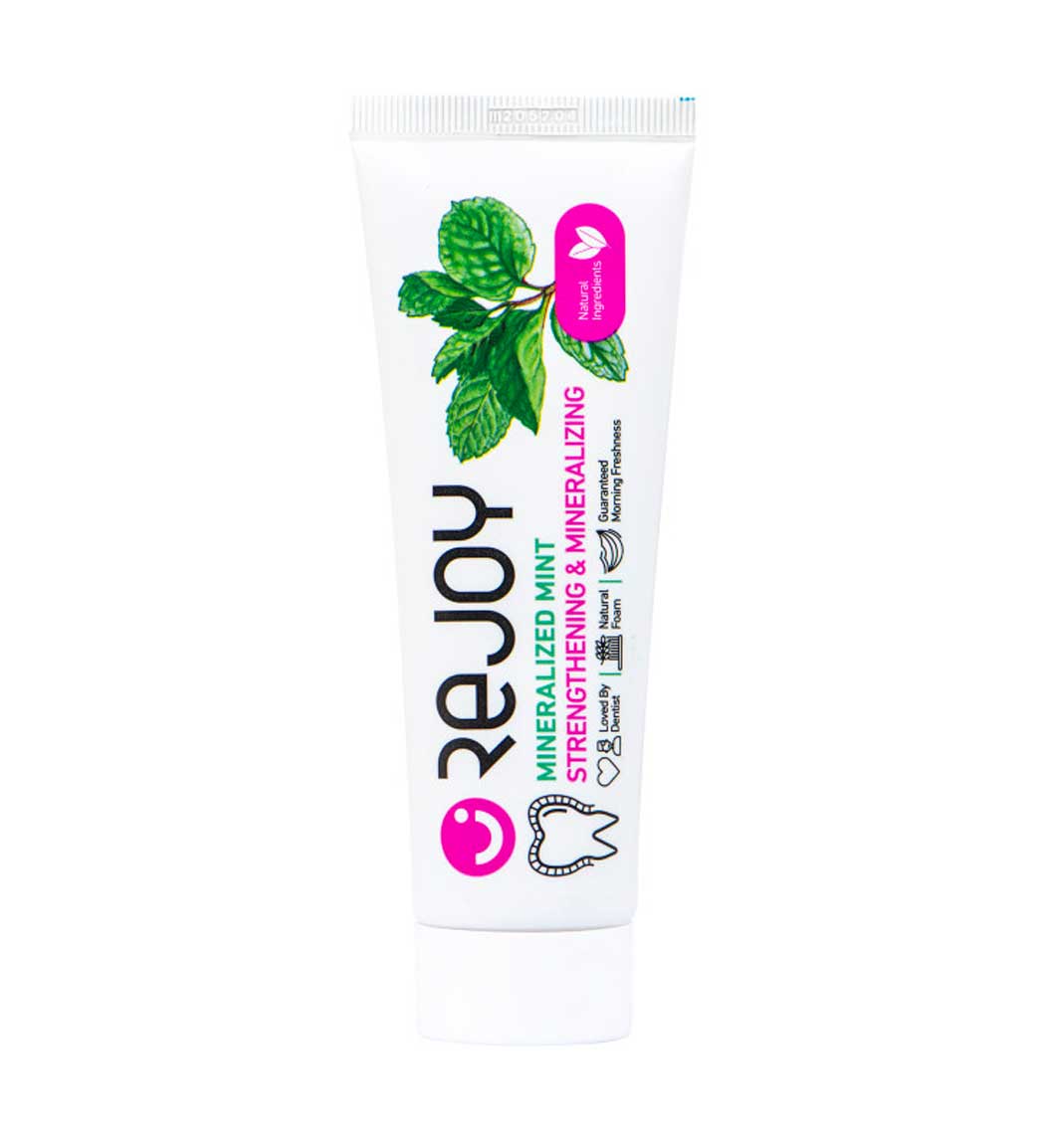 خمیر دندان غنی معدنی حاوی عصاره نعنا 100گرم Rejoy Toothpaste Mint Extract 100g