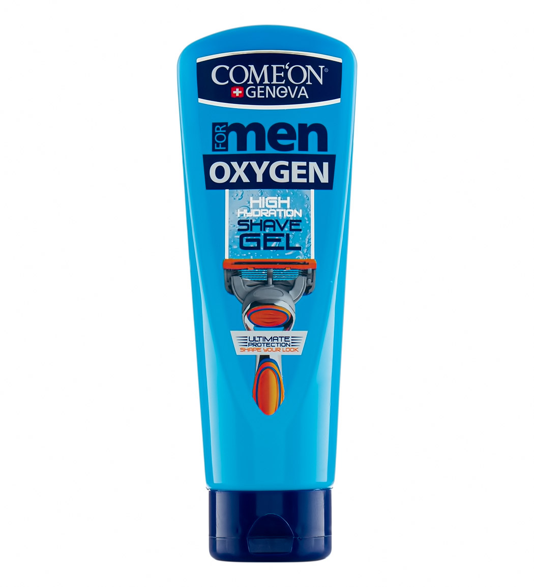 ژل اصلاح مردانه مدل اکسیژن 200میل Comeon Shave Gel Oxygen For Men 200ml