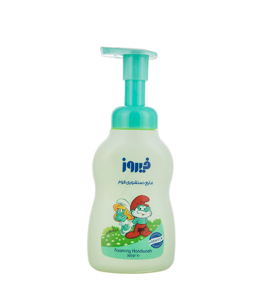 مایع دست شویی فومی سبز 300گرم Firooz geen Foaming Handwash 300g