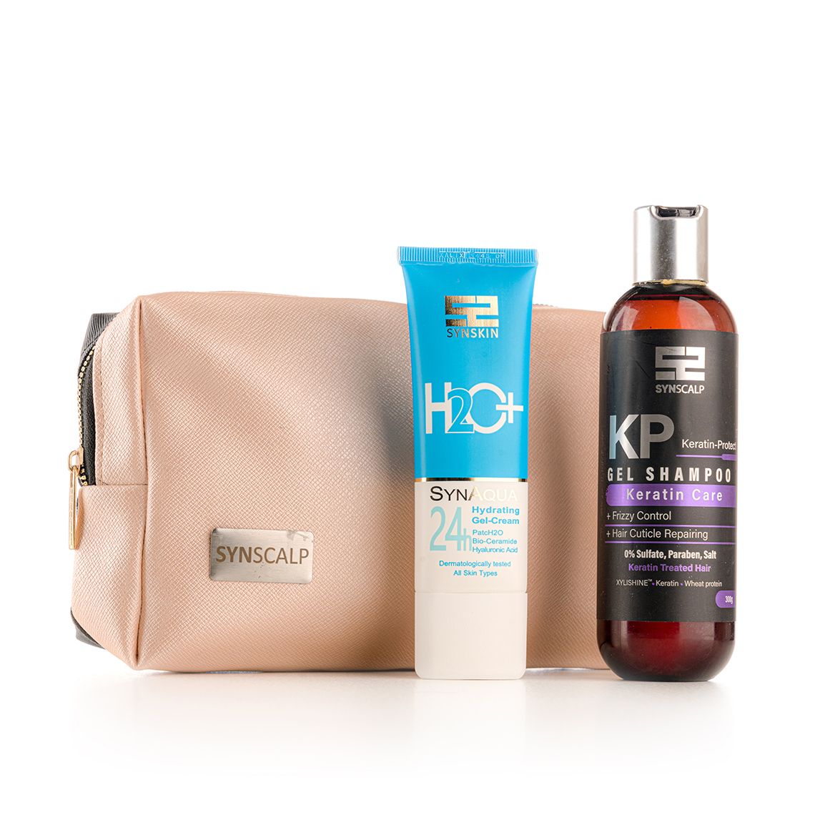 مجموعه مراقبت از پوست و مو مدل V33 به همراه کیف Syn Skin Hair And Skin Care Pack Number V33 With Bag
