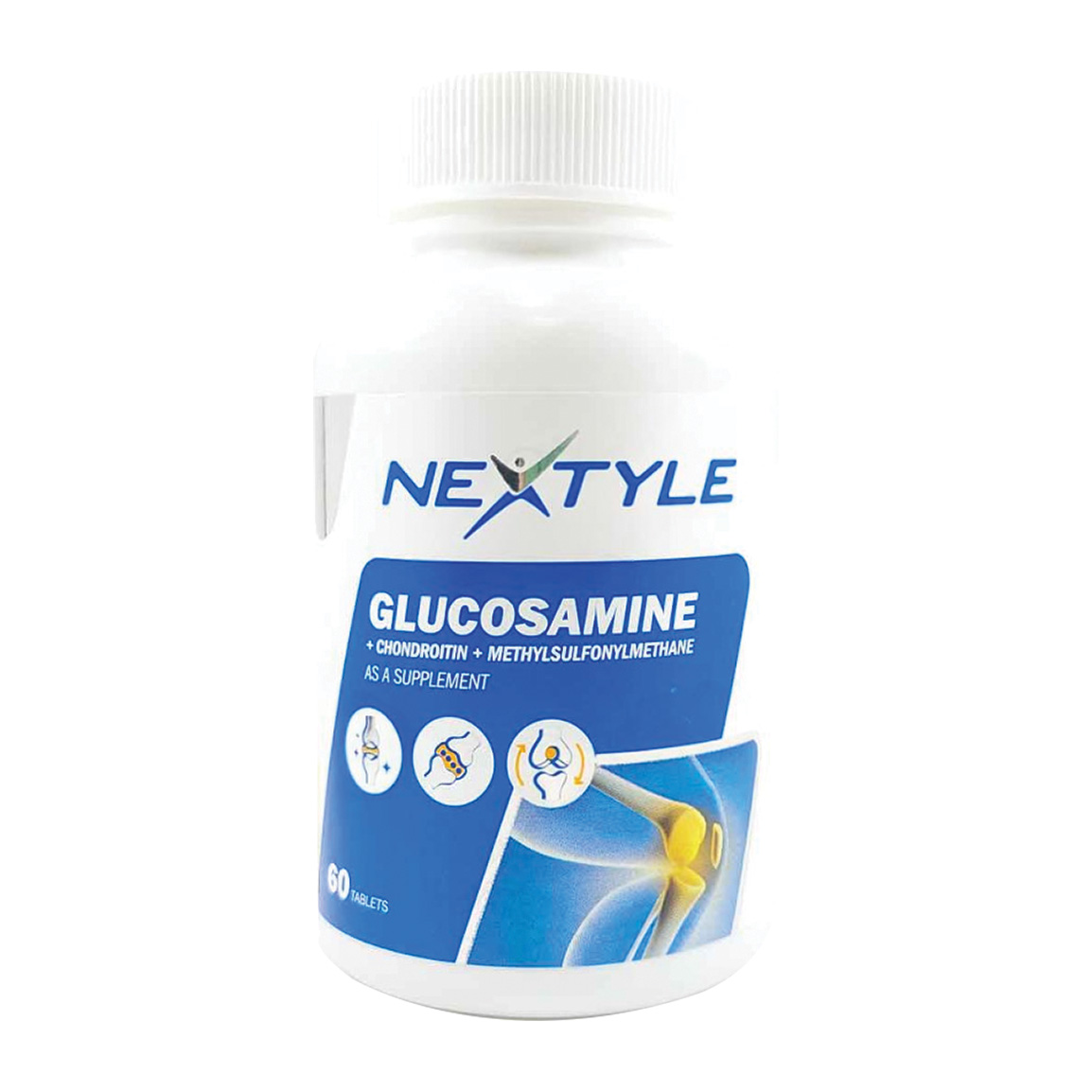 قرص گلوکوزامین نکستایل   بسته 60 عددی Nextyle Glucosamine 60 Tablets