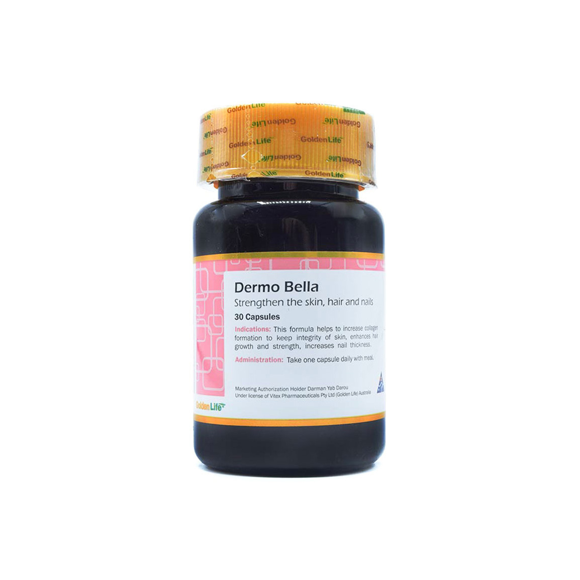 کپسول درموبلا بسته 30 عددی Golden Life Dermo Bella 30 Capsules