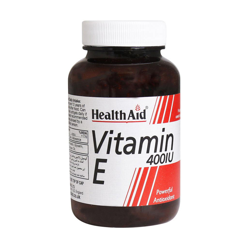 سافت ژل ویتامین E 400 بسته 30 عددی Health Aid Vitamin E 400 IU 30 Caps