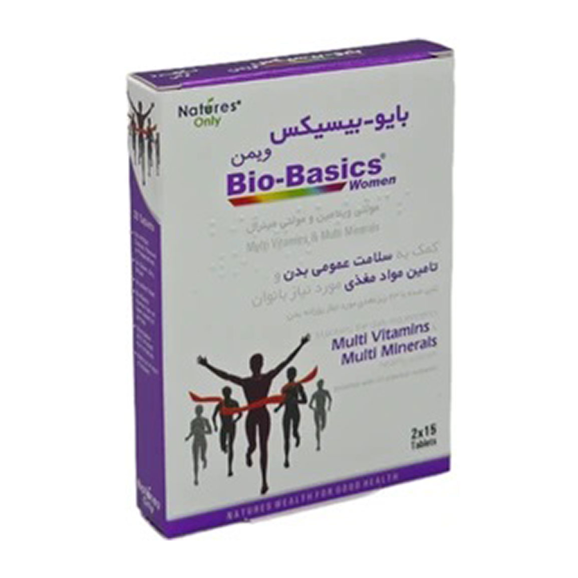 قرص مولتی ویتامین بانوان بایو بیسیکس ویمن  بسته 30 عددی Natures Only Bio Basics For Women 30 Tabs