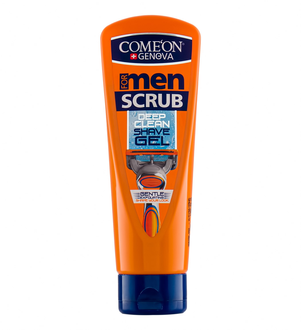 ژل اصلاح مردانه مدل اسکراب 200میل Comeon Shave Gel Scrub For Men 200ml