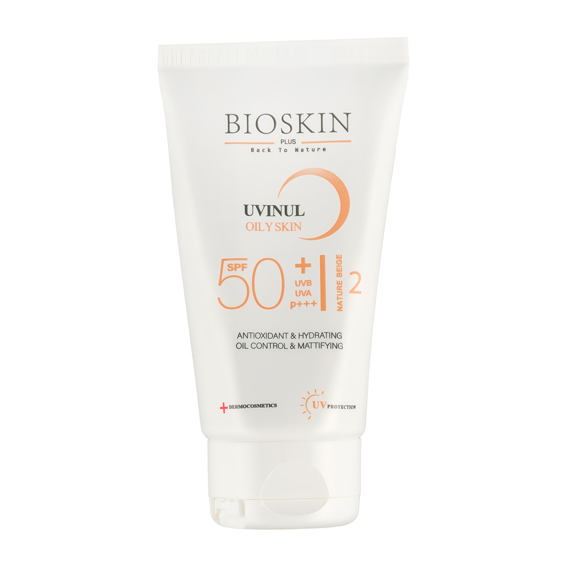 کرم ضد آفتاب رنگی با SPF50 مناسب پوست چرب و مختلط حجم 40 میلی لیتر Bio Skin Tinted Sunscreen Creams SPF50