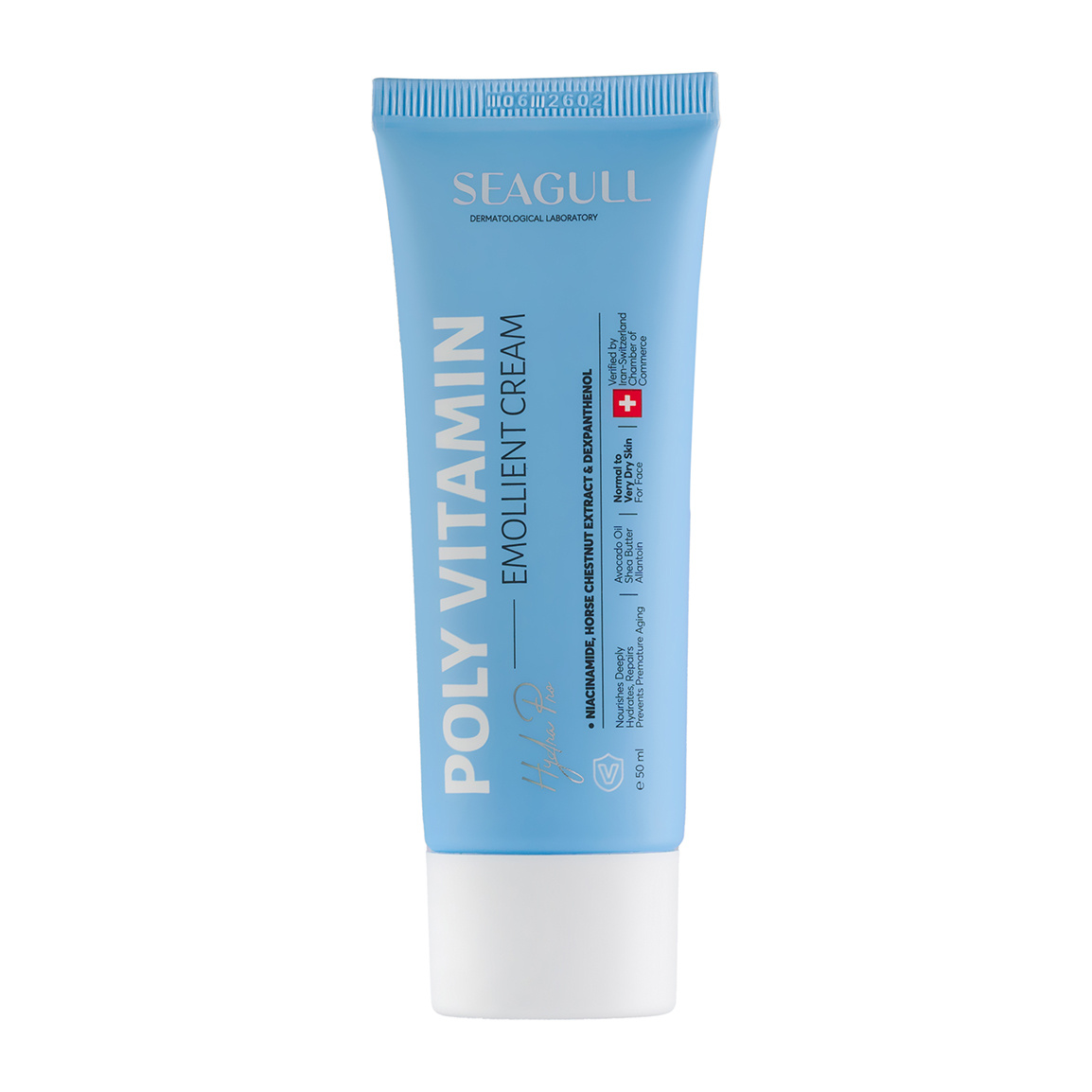 کرم نرم کننده مدل Poly Vitamin حجم 50 میلی لیتر Seagull Hydra Pro Poly Vitamin Emollient Cream 50 ml