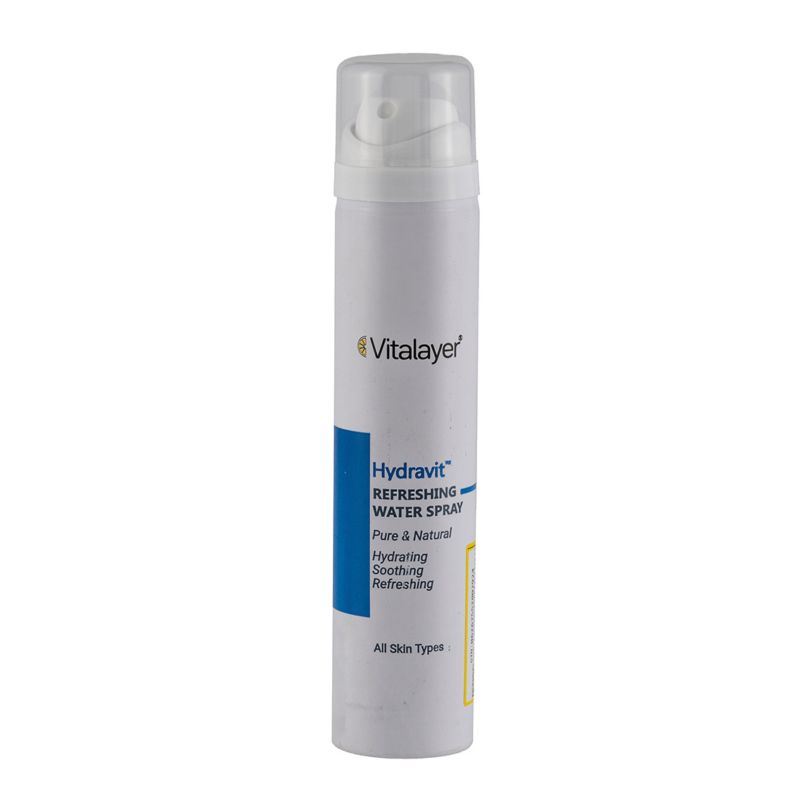 اسپری آب مدل Hydravit مناسب انواع پوست حجم 75 میلی لیتر Vitalayer Hydravit Refreshing Water Spray 75 ml