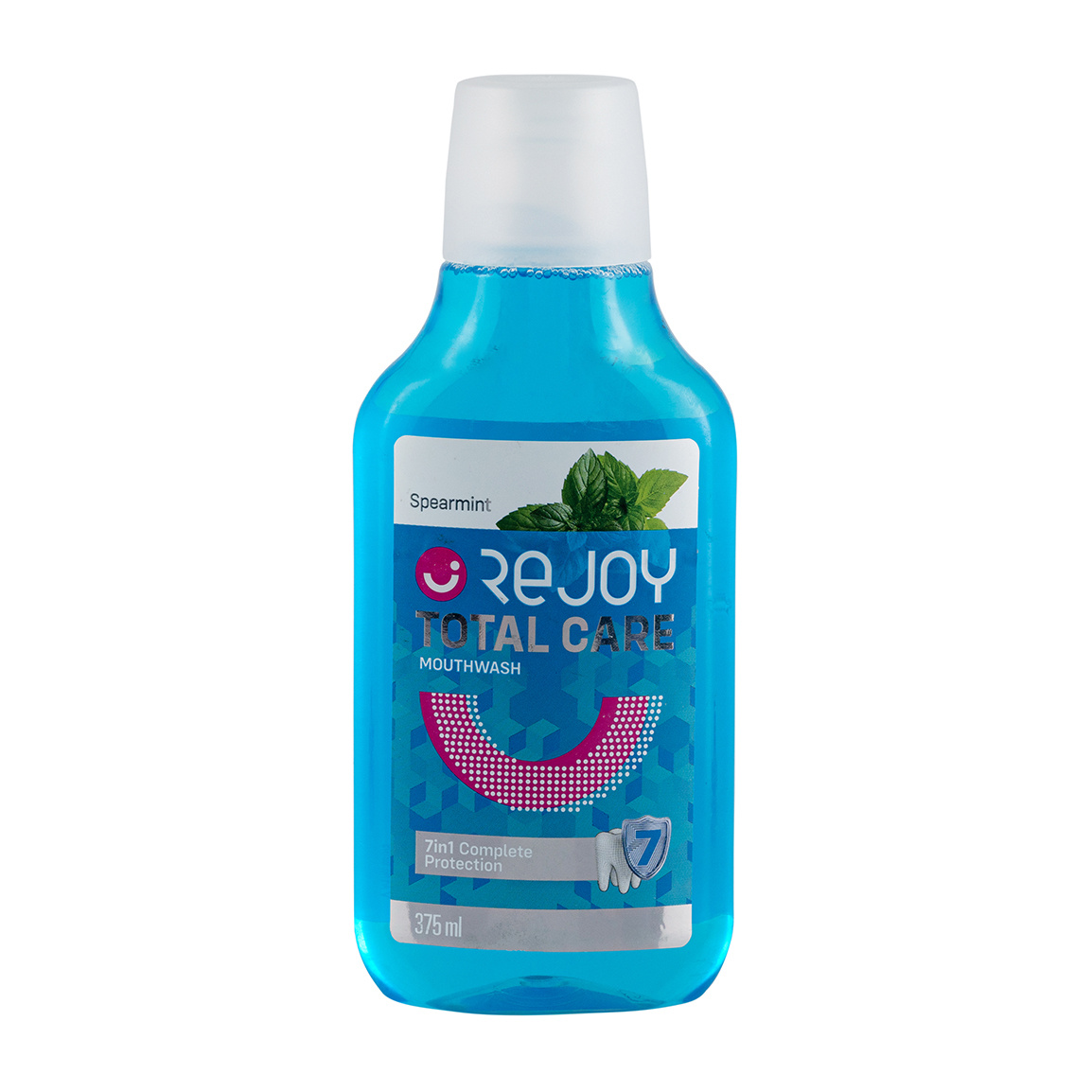 دهانشویه هفت کاره مدل Total Care با عصاره نعنا حجم 375 میلی لیتر Rejoy Total Care 7in1 Mouthwash 375 ml