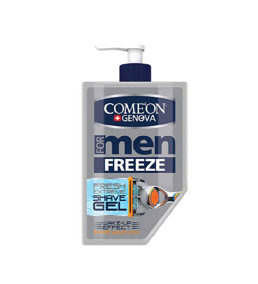 ژل اصلاح مردانه خنک کننده 260میل Comeon Shave Gel Freeze For Men 260ml