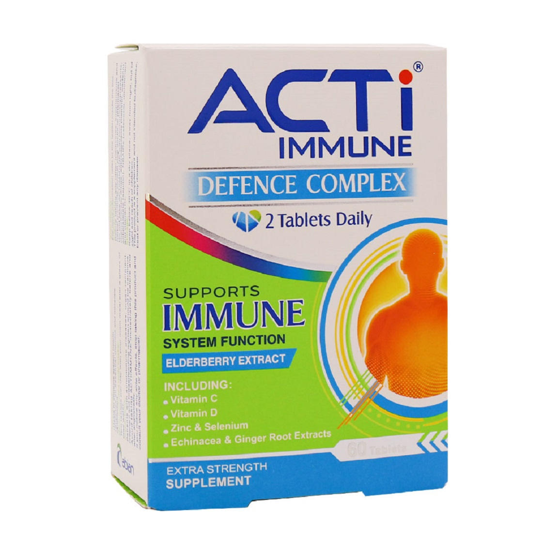 قرص مولتی ویتامین مدل اکتی ایمیون بسته 60 عددی Abian Darou Acti Immune Multi Vitamin 60 Tabs