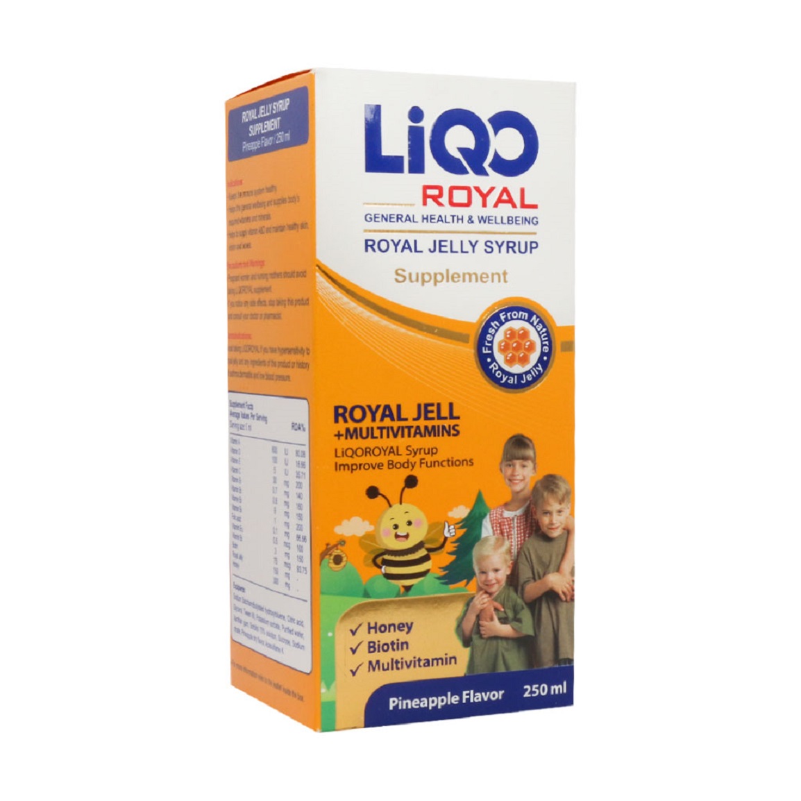 شربت لیکو رویال  حجم 250 میلی لیتر Abian Pharmed Liqo Royal Syrup 250 ml